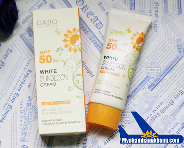 Dabo White Sunblock Cream SPF50 PA+++ hàn quốc